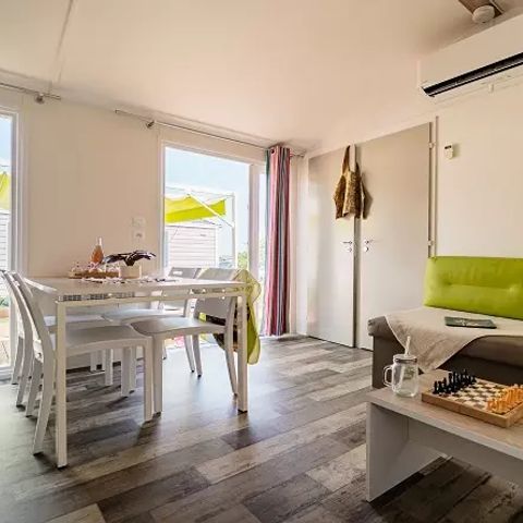 Stacaravan 6 personen - Féérique 4 Kamers 6 Personen Airconditioning + TV