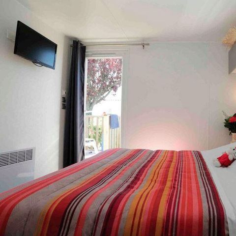 Stacaravan 6 personen - Comfort 2 slaapkamers + 2 badkamers
