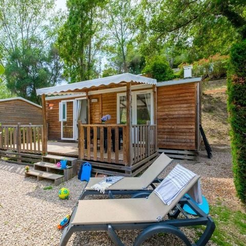 Stacaravan 5 personen - Comfort | 2 Slaapkamers | 5 Pers | Verhoogd terras | Airconditioning | TV