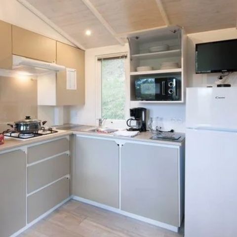 Stacaravan 6 personen - Comfort | 3 Slaapkamers | 6 Pers | Enig terras | Airconditioning | TV