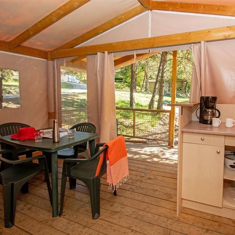 Safaritent 5 personen - Lodge zonder sanitair