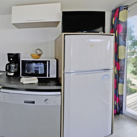 Stacaravan 4 personen - Stacaravan Grand Confort - 32 m² - 2 slaapkamers - 2 badkamers