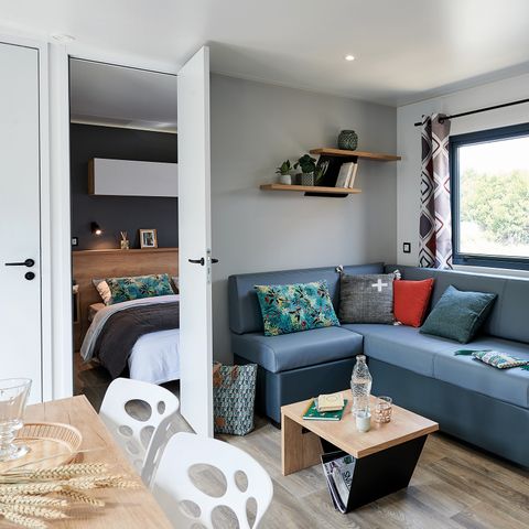 Stacaravan 4 personen - Stacaravan Grand Confort - 32 m² - 2 slaapkamers - 2 badkamers