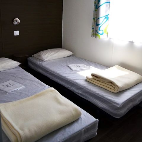 Stacaravan 4 personen - PRIVILEGE - 2 kamers 25 m² 4 pers