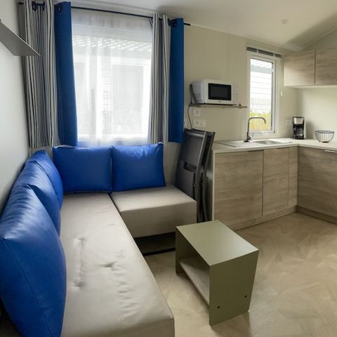 Stacaravan 6 personen - PRIVILEGE - 3 kamers 33m² 6 pers