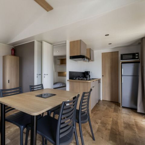 Stacaravan 4 personen - Premium 2 slaapkamers zaterdag met airconditioning