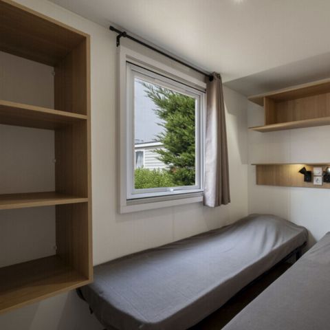 Stacaravan 4 personen - Premium 2 slaapkamers zaterdag met airconditioning