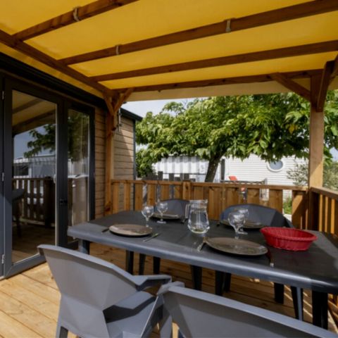 Stacaravan 4 personen - Premium 2 slaapkamers zaterdag met airconditioning