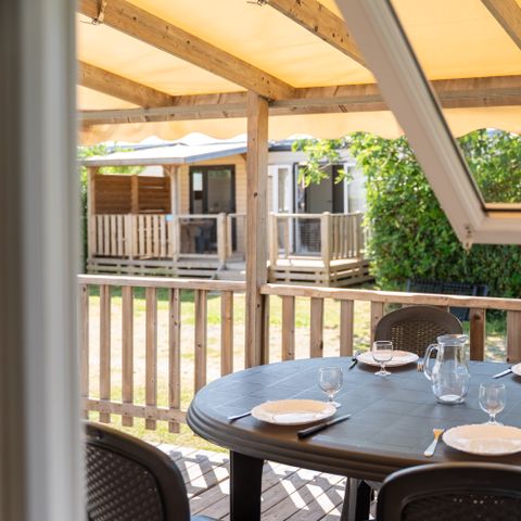 Stacaravan 4 personen - Comfort 2 slaapkamers 4 personen