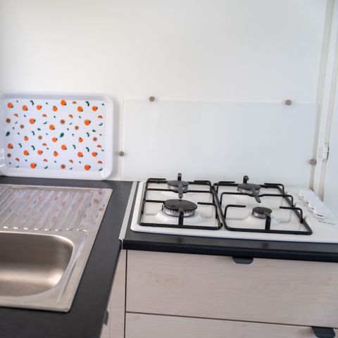 Stacaravan 4 personen - Comfort 2 slaapkamers 4 personen
