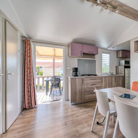 Stacaravan 4 personen - Comfort 2 slaapkamers 4 personen