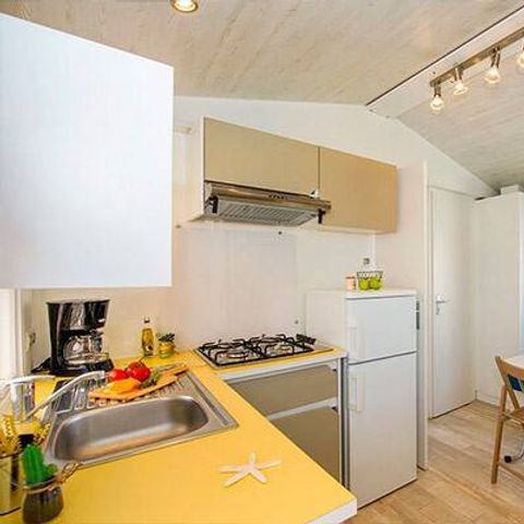 Stacaravan 4 personen - Klassiek | 2 Slaapkamers | 4 Pers | Verhoogd terras | Airconditioning