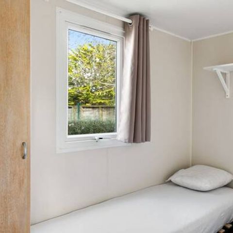 Stacaravan 6 personen - Comfort | 2 Slaapkamers | 4/6 Pers | Verhoogd terras | Airconditioning