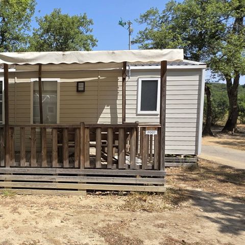 Stacaravan 4 personen - Comfort | 2 Slaapkamers | 4 Pers | Verhoogd terras | Airconditioning