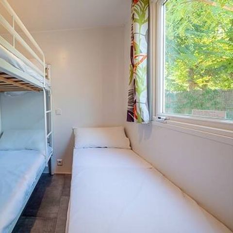 Stacaravan 6 personen - Mobile-home | Comfort | 2 Slaapkamers | 4/6 Pers. | Single terras | Air-con.