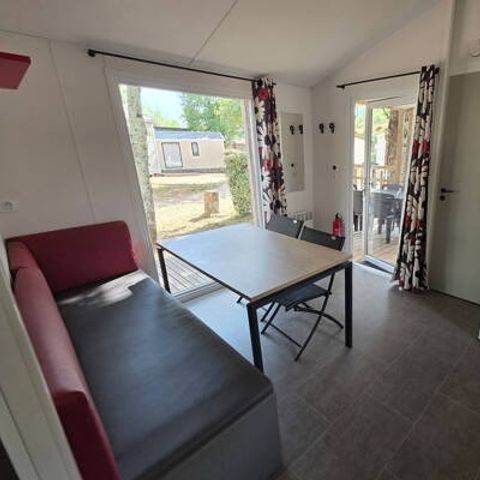 Stacaravan 6 personen - Mobile-home | Comfort | 2 Slaapkamers | 4/6 Pers. | Single terras | Air-con.