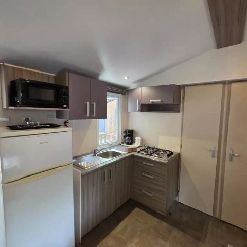 Stacaravan 6 personen - Stacaravan | Comfort | 3 Slaapkamers | 6 Pers | Verhoogd terras | Airconditioning | TV