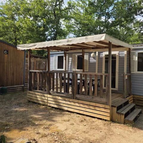 Stacaravan 6 personen - Stacaravan | Comfort | 3 Slaapkamers | 6 Pers | Verhoogd terras | Airconditioning | TV