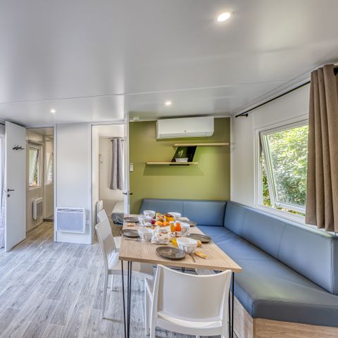 Stacaravan 6 personen - Comfort + 3 slaapkamers