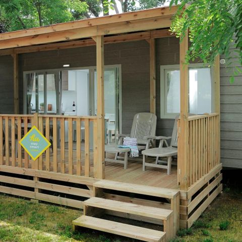 Bungalow 5 personen - 2 slaapkamers