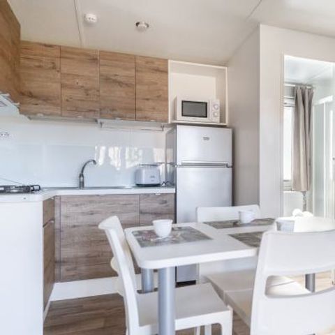 Stacaravan 6 personen - Bungalow Premium XL