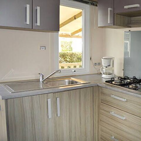 Bungalow 4 personen - Stacaravan | Klassiek | 2 Slaapkamers | 4 Pers. | Single terras