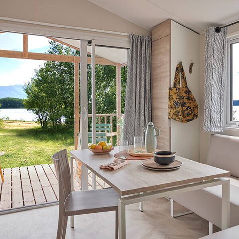 Stacaravan 6 personen - Stacaravan | Comfort | 2 Slaapkamers | 4/6 Personen | Enkel terras | Airconditioning | TV
