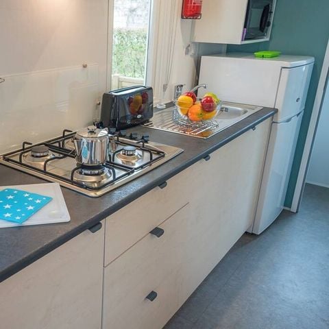 Stacaravan 4 personen - Comfort | 2 Slaapkamers | 4 Pers. | Verhoogd terras