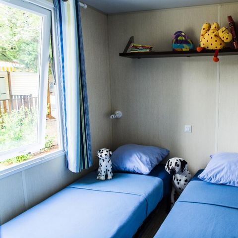 Stacaravan 6 personen - 4 kamers 6 personen Airconditioning + TV