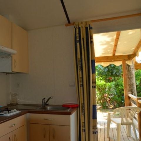 Stacaravan 6 personen - MH 6 plaatsen 3 slaapkamers Standing Clim LV