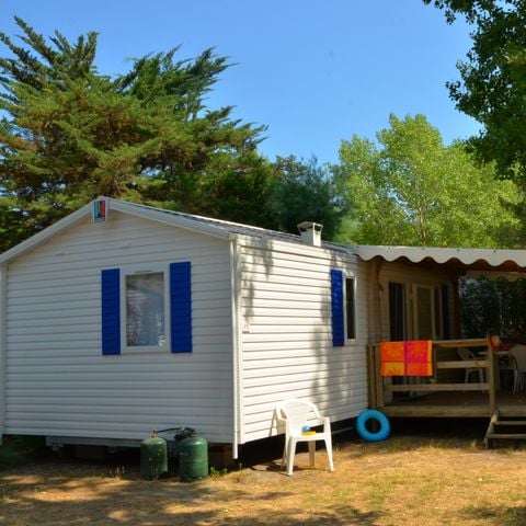 Stacaravan 6 personen - Stacaravan 2 slaapkamers 4/6 pers Halfoverdekt terras zonder airconditioning
