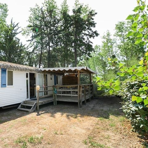 Stacaravan 6 personen - "2 slaapkamers 4/6 pers 27M² ongeveer.