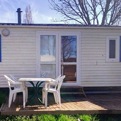 Stacaravan 4 personen - Stacaravan | Klassiek | 2 Slaapkamers | 4 Pers. | Single terras
