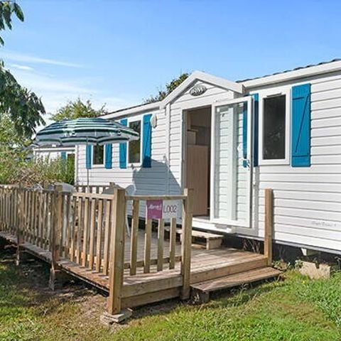 Stacaravan 6 personen - Classic | 2 Slaapkamers | 4/6 Pers. | Terras, verhoogd, niet overdekt