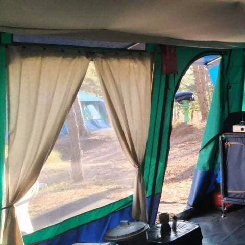 Tent 5 personen - Navajo Tent 4 Kamers 6 Personen (4 volwassenen + 2 kinderen) Zonder sanitair