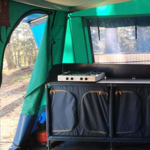 Tent 5 personen - Navajo Tent 4 Kamers 6 Personen (4 volwassenen + 2 kinderen) Zonder sanitair