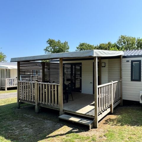 Stacaravan 4 personen - Authentiek 3 Kamers 4 Personen Airconditioning + TV