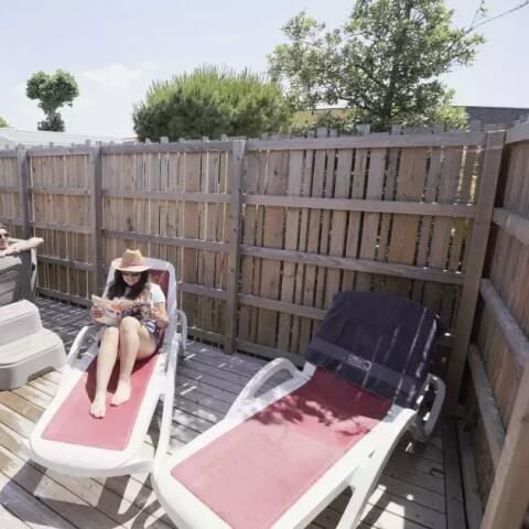 Stacaravan 4 personen - Duo Premium 3 Kamers 4 Personen Jacuzzi + Airconditioning + TV