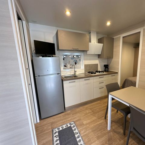 Stacaravan 4 personen - SENZA VISTA LAGO 24m² terrazzo/veranda CHIUSO