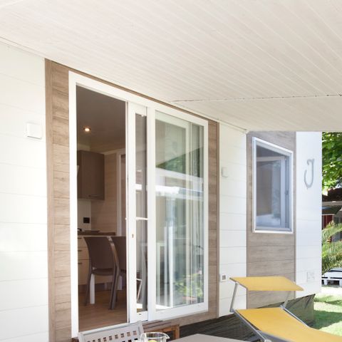 Stacaravan 4 personen - CON VISTA LAGO 24m