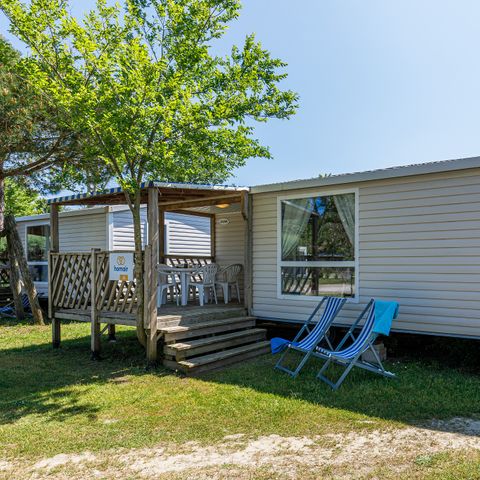 Stacaravan 6 personen - Mobile-home | Comfort | 3 Slaapkamers | 6 Pers. | Single terras | Air-con.