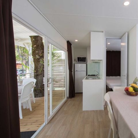 Stacaravan 6 personen - Deluxe lodge