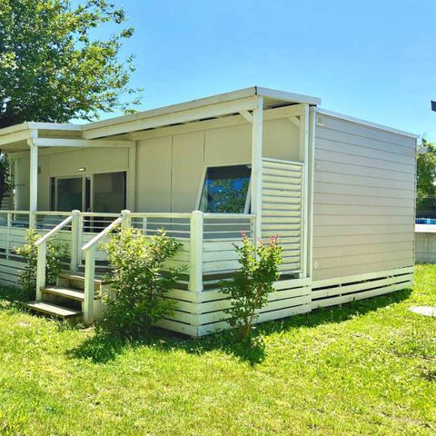 Stacaravan 4 personen - Lodge Deluxe Familie