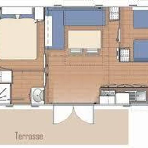 Stacaravan 6 personen - O'HARA 734