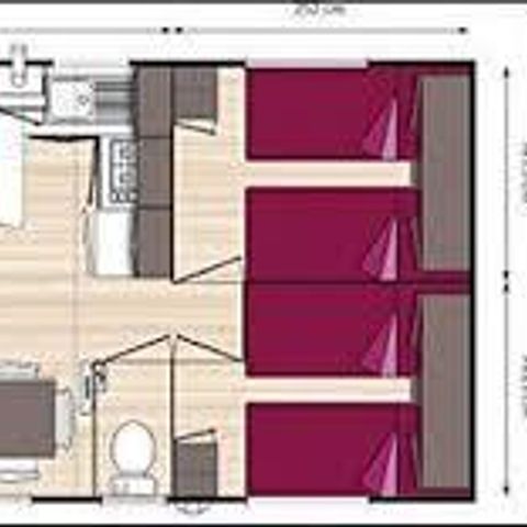 Stacaravan 8 personen - O'hara 834