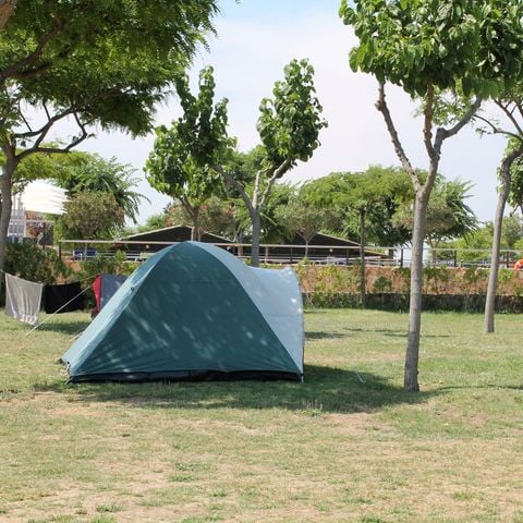 STAANPLAATS - Standplaats : auto + tent of caravan + elektriciteit 2/8 pers