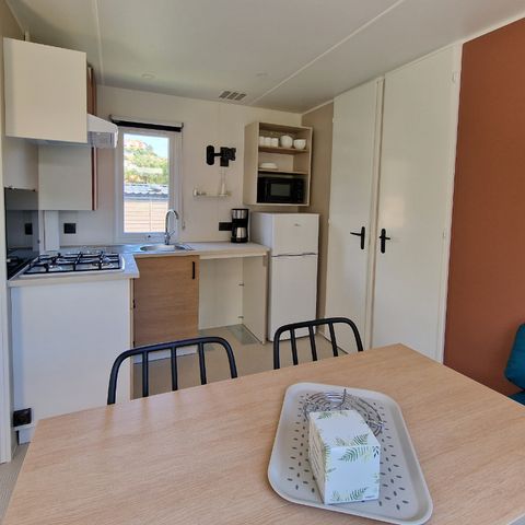 Stacaravan 4 personen - Théoule, 2 slaapkamers met airconditioning