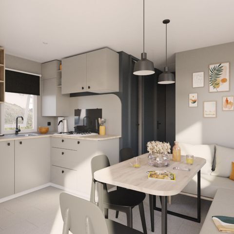 Stacaravan 6 personen - Estérel, 3 slaapkamers met airconditioning