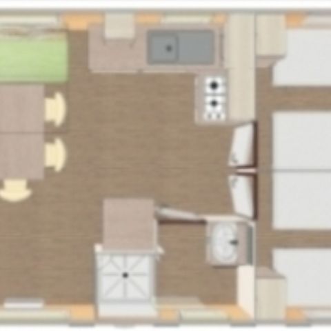 Stacaravan 6 personen - C Luxe