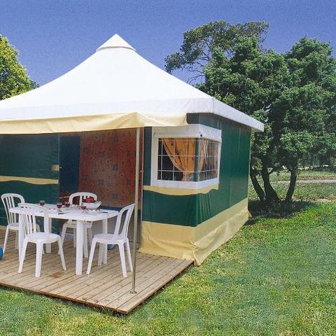 Bungalowtent 5 personen - KIWI Zonder sanitair
